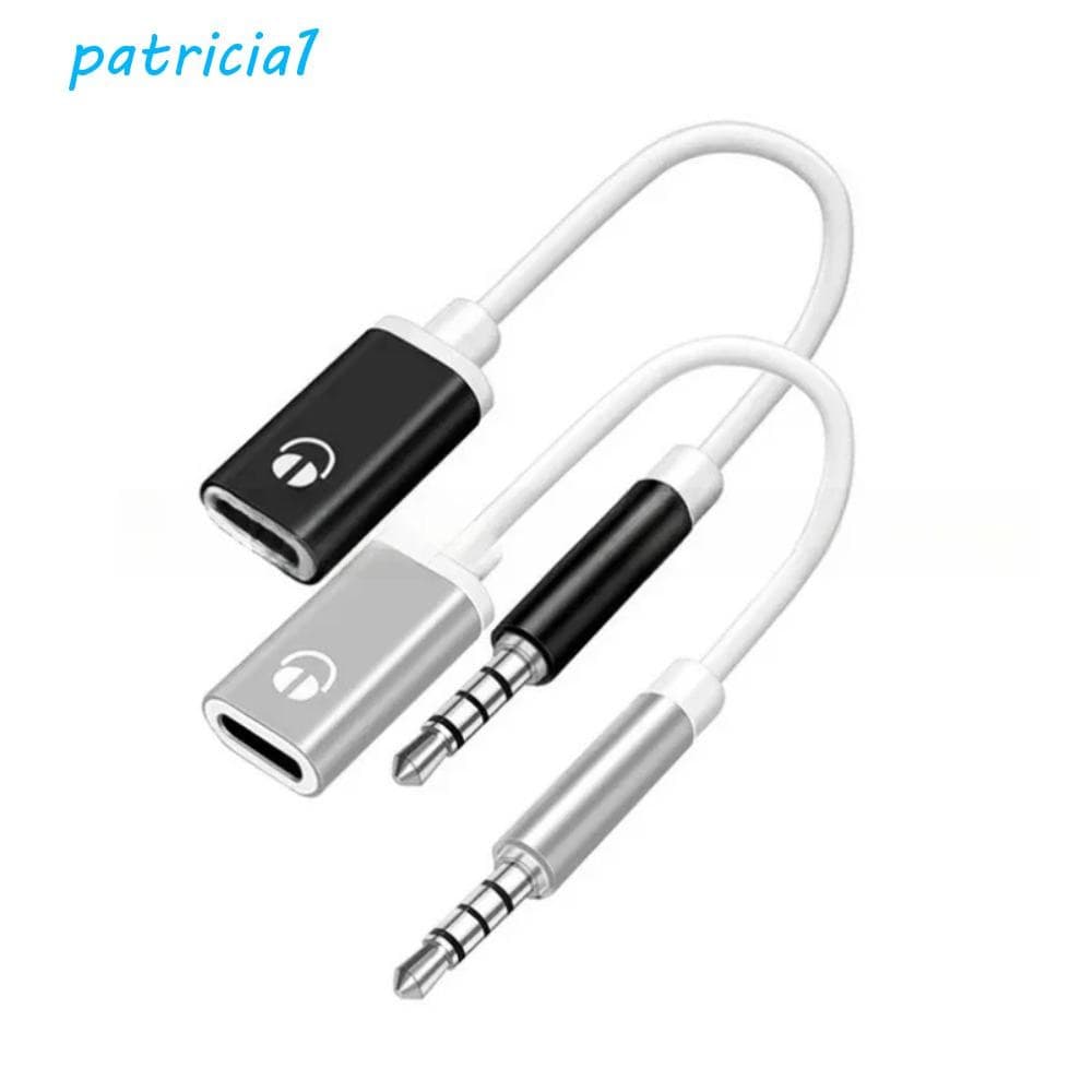 PATRICIA1 Conversor Macho Tipo C Fêmea De 3.5 Mm , De Fone De Ouvido Cabo Auxiliar Para Entrada