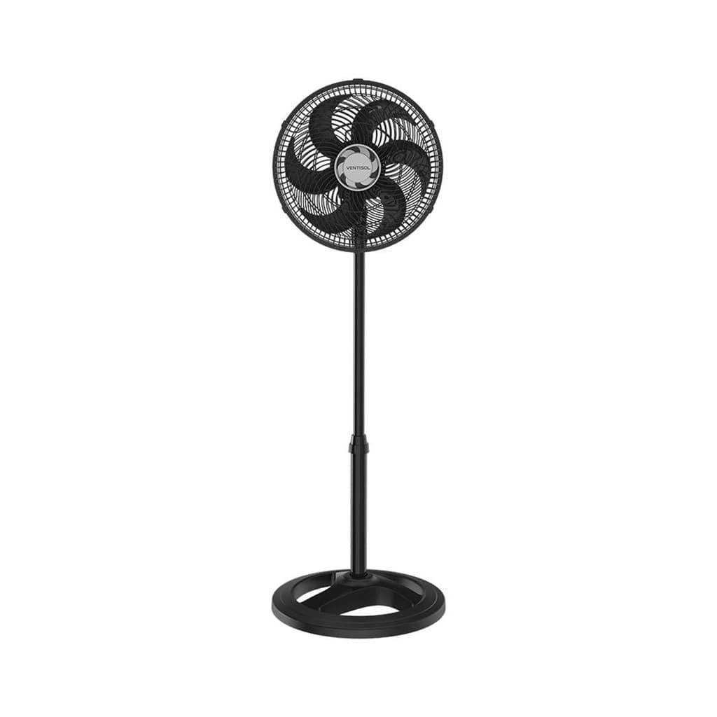 Ventilador De Coluna Turbo 6 Pás Oscilante Giratório 30 cm Ventisol