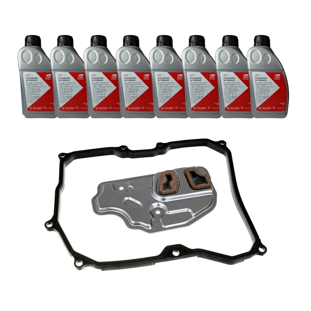 KIT TROCA ÓLEO CÂMBIO AUTOMÁTICO PARA VW JETTA PASSAT NEW BEATLE BORA 09G TIPTRONIC FEBI 8 LITROS