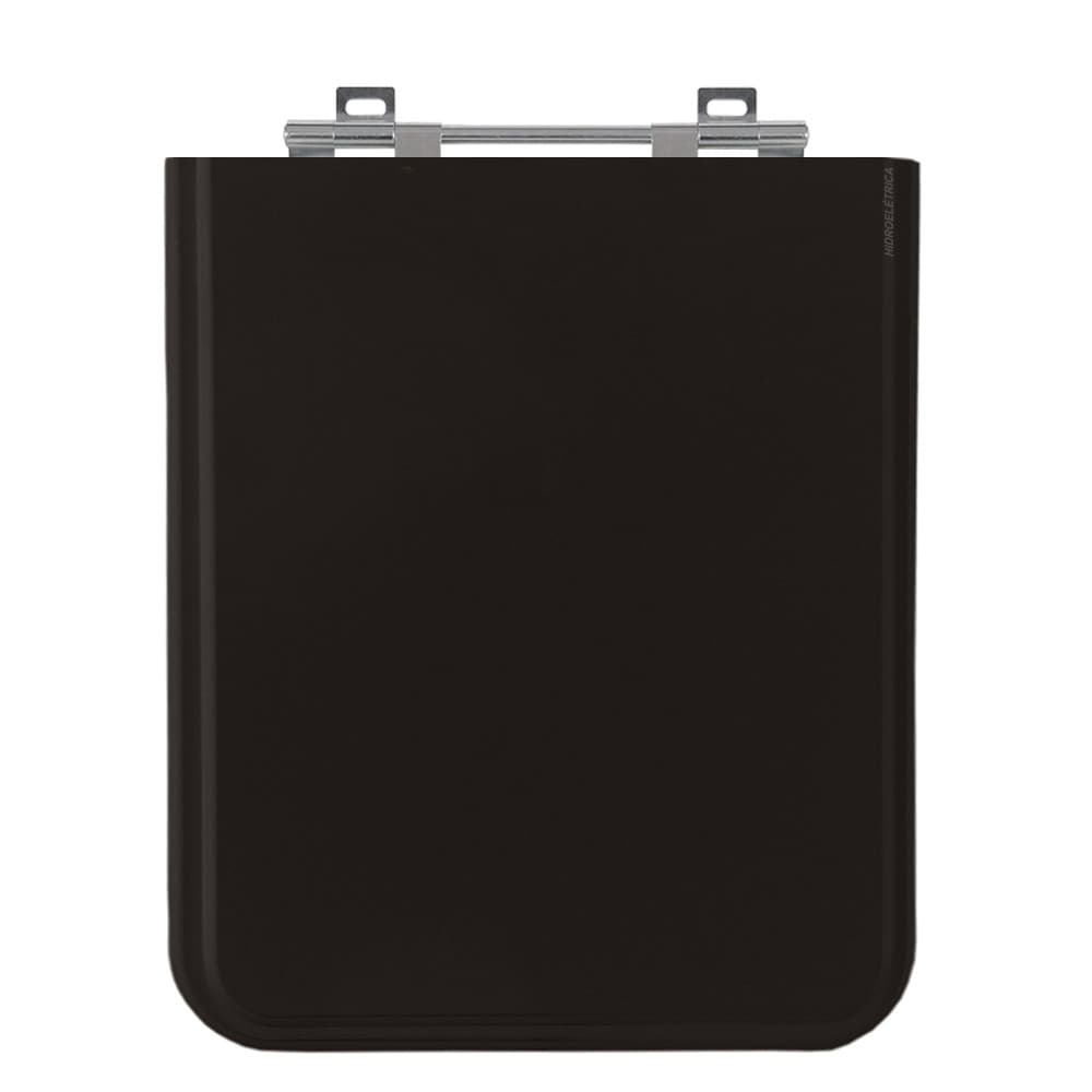 Tampa de Vaso Square Preto para Bacia Incepa em MDF Laqueado