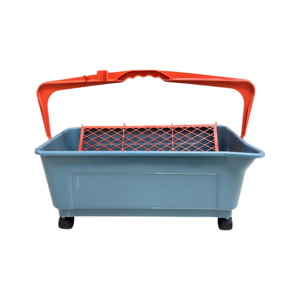 Caçamba para Pintura 25L c/ rodas Para Rolo de 23 a 46 cm