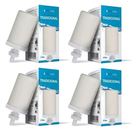 Kit 4 Velas Tradicionais: Filtragem Completa e Durável