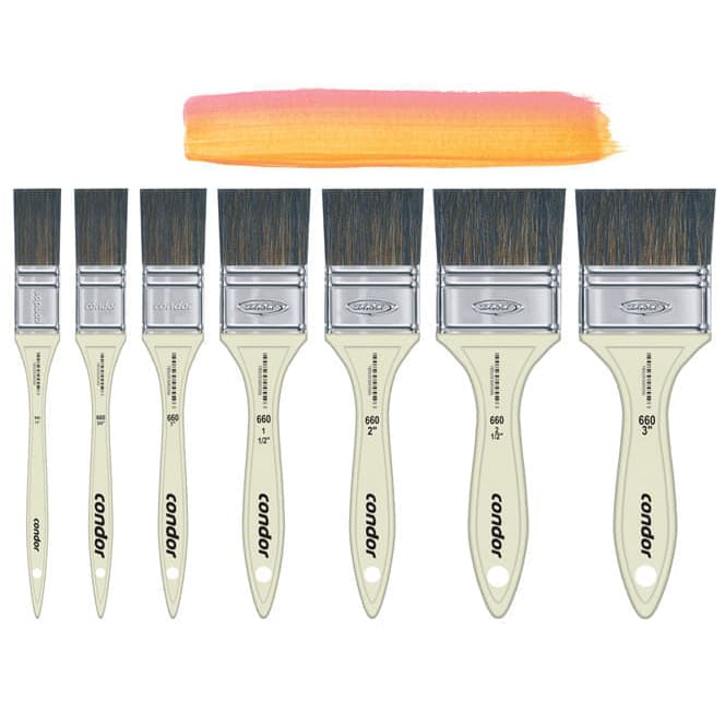 Pincel Condor 660 Trincha Seda