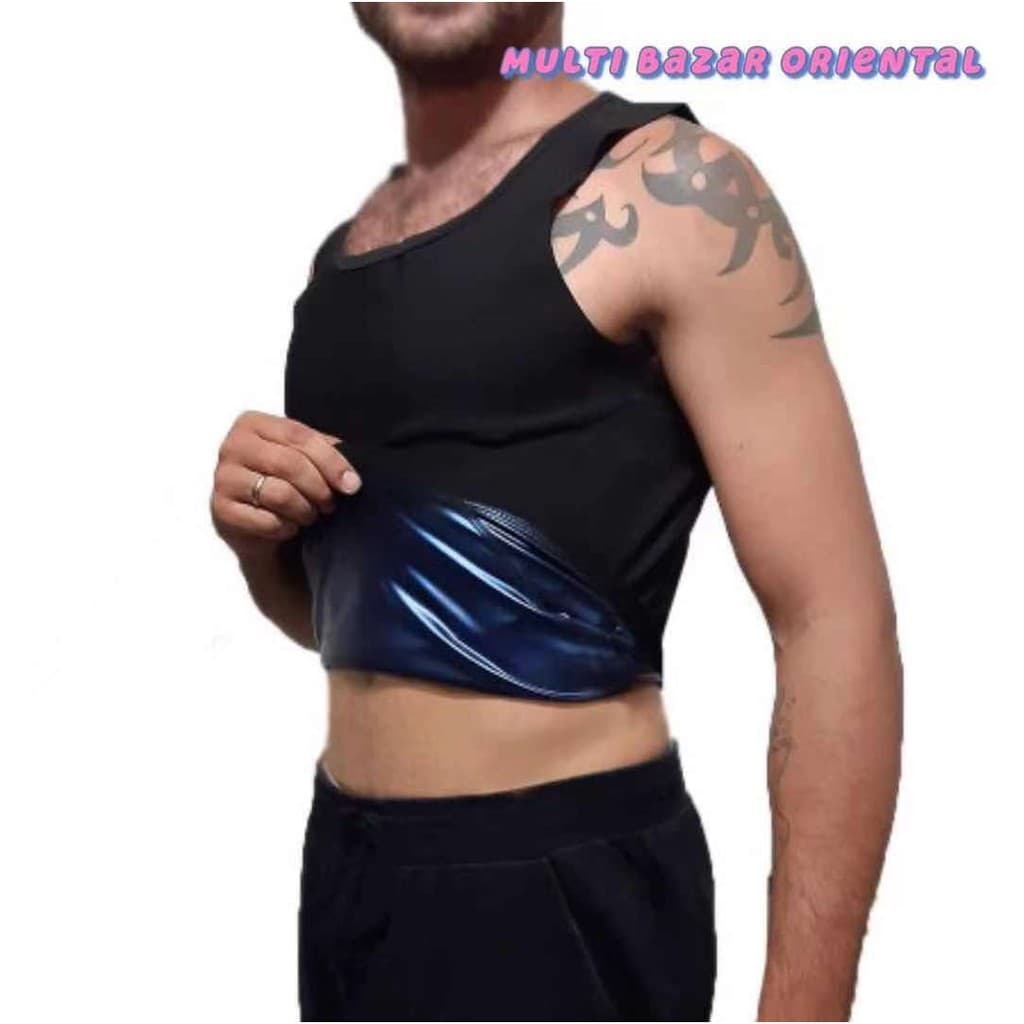 Camiseta/Bermuda Térmica Para Perder Peso/Cinta Emagrecedora/Reduzir Medidas Masculina/Feminina