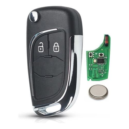 Chave Canivete Onix Spin S10 Cruze Cobalt S10 2013 2014 2015 2016 2017 2018 C/ Placa de Circuito