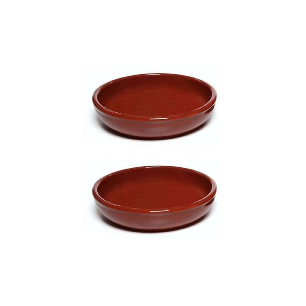 Prato De Barro Assadeira 22Cm 2 peças Mota Cerâmica Feijoada
