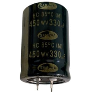 CAPACITOR ELETROLITICO 330UF 450V RADIAL SNAP-IN 30X46MM SAMWHA