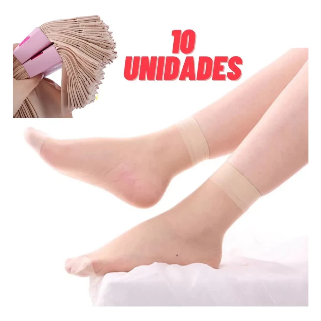 10 Pares Meia Fina Tornozelo Meia Sapatilha Promoção