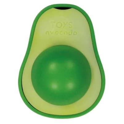 BRINQUEDO ABACATE COM BOLINHA CATNIP PARA GATOS AVOCAT