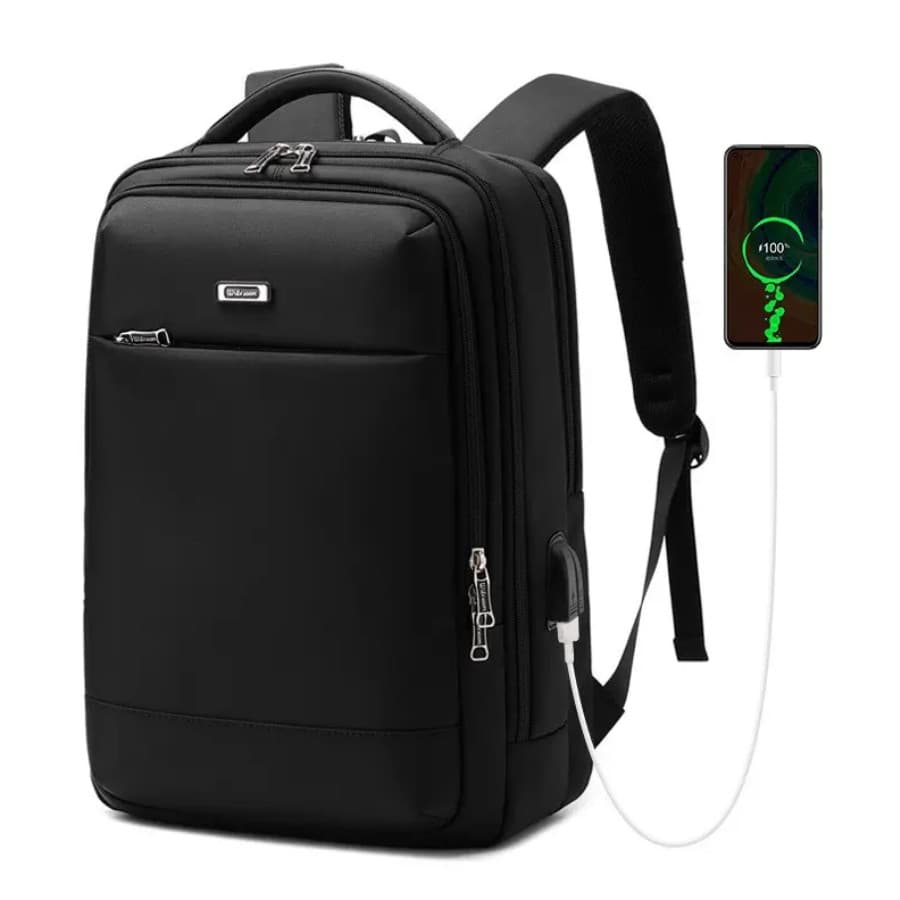Mochila De Viagem Masculina E Feminina Impermeável Reforçada Executiva Para Notebook Casa