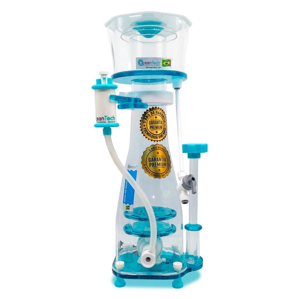 Skimmer Octo 120 Ocean Tech 1000 L/h para Aquário Marinho até 400 L