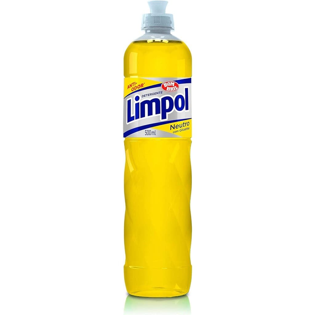 Kit C/ 4 Detergente Neutro 500ml Limpol