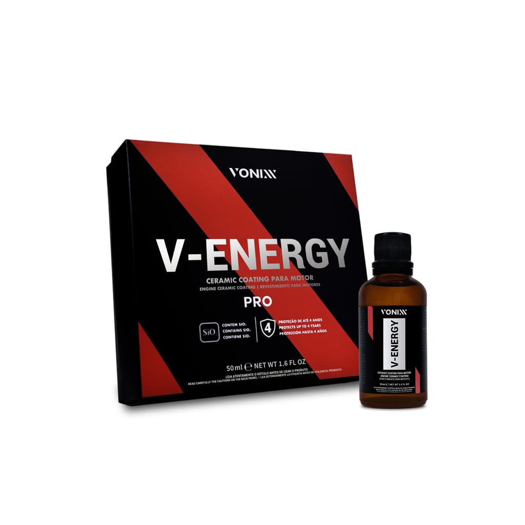 V-Energy Pro Vitrificador Para Motor Automotivo 50ml Vonixx