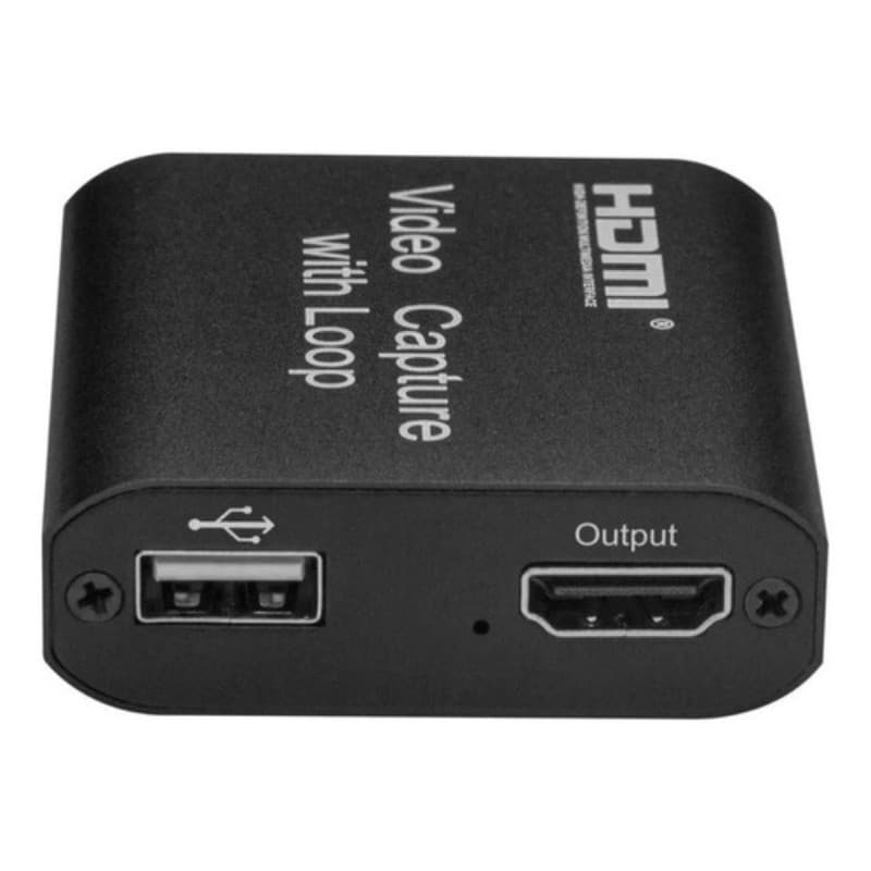 Placa de Captura HDMI 4K | Entrada 4K 30Hz Saída 1080P | Live/Streaming | Compat PC/Console/Mac | Sem Drivers