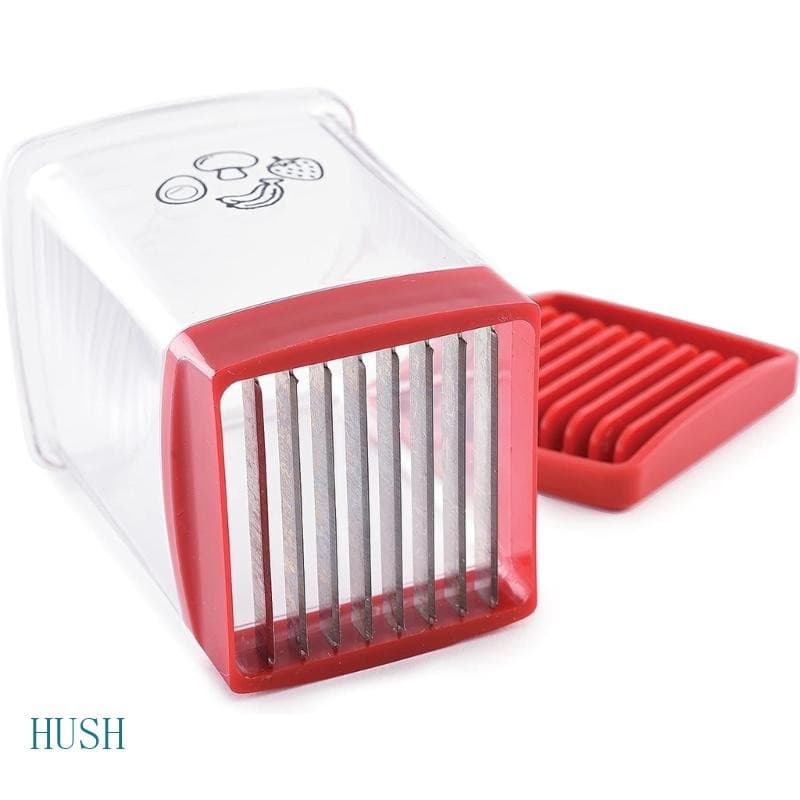 HUS Multifuncional Slicers Aço Inoxidável Morangos Banana Cortador Ferramenta Cozinha Para Fazer Salada Frutas V
