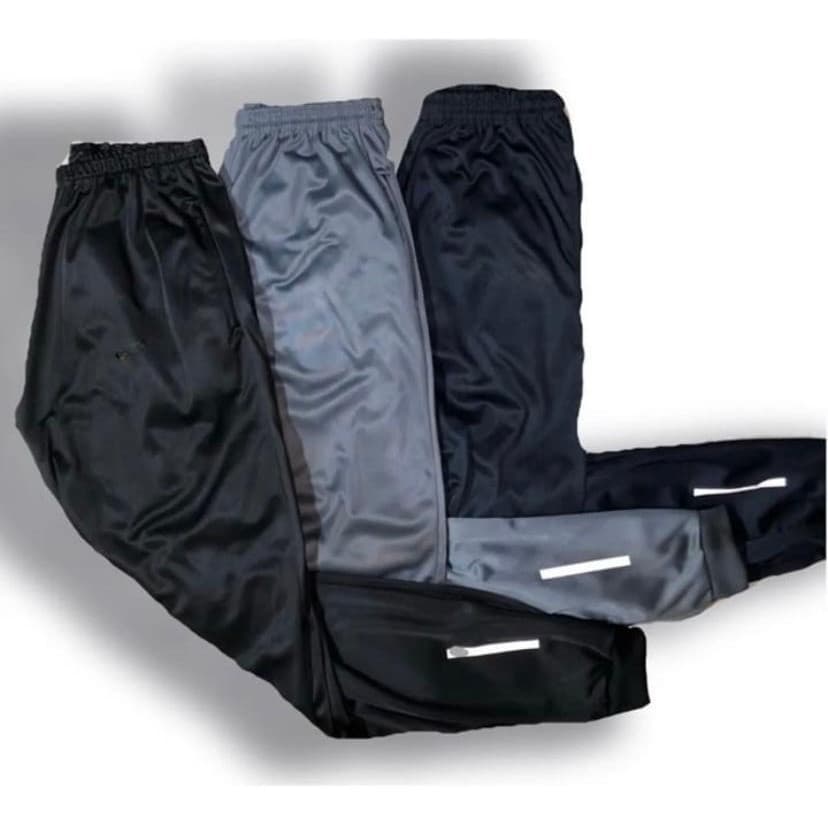 oferta KIT 3 CALÇAS MASCULINA COM ZIPER ESPORTE ACADEMIA CROSSFIT JOGADOR CORRIDA 2025