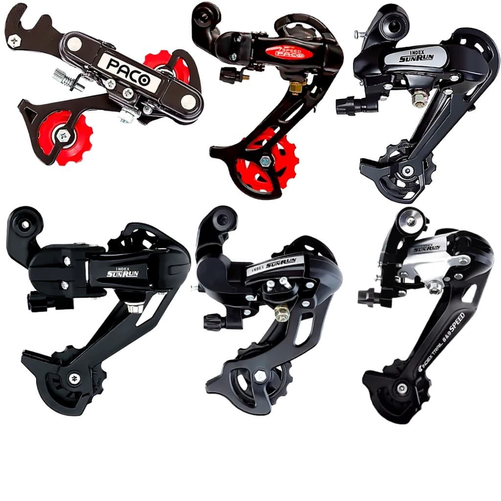 Câmbio Passador Traseiro Bicicleta Bike Indexado 3x 6v/7v/8v/9v ou 18v/21/24v/27v Mtb Aro 24/26/29