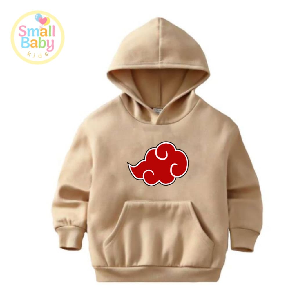 Blusa Moletom Infantil / Juvenil / Unissex Anime Naruto Nuvem Akatsuki