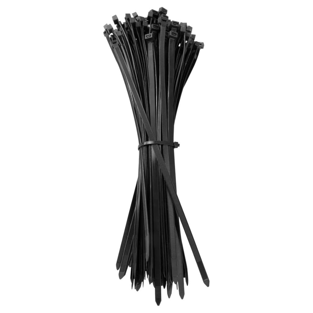 Abraçadeira de Nylon Grande 350MM X 5.4 MM - 100 UN Ultra Resistente Enforca Gato