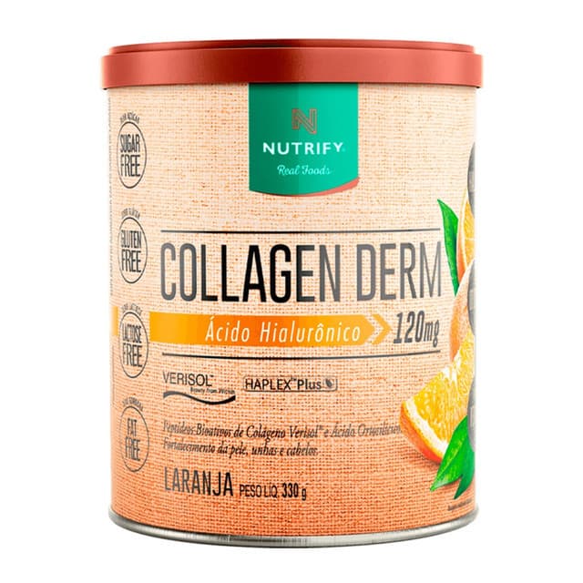 Colageno Derm Ácido Hialurônico 330g - Laranja