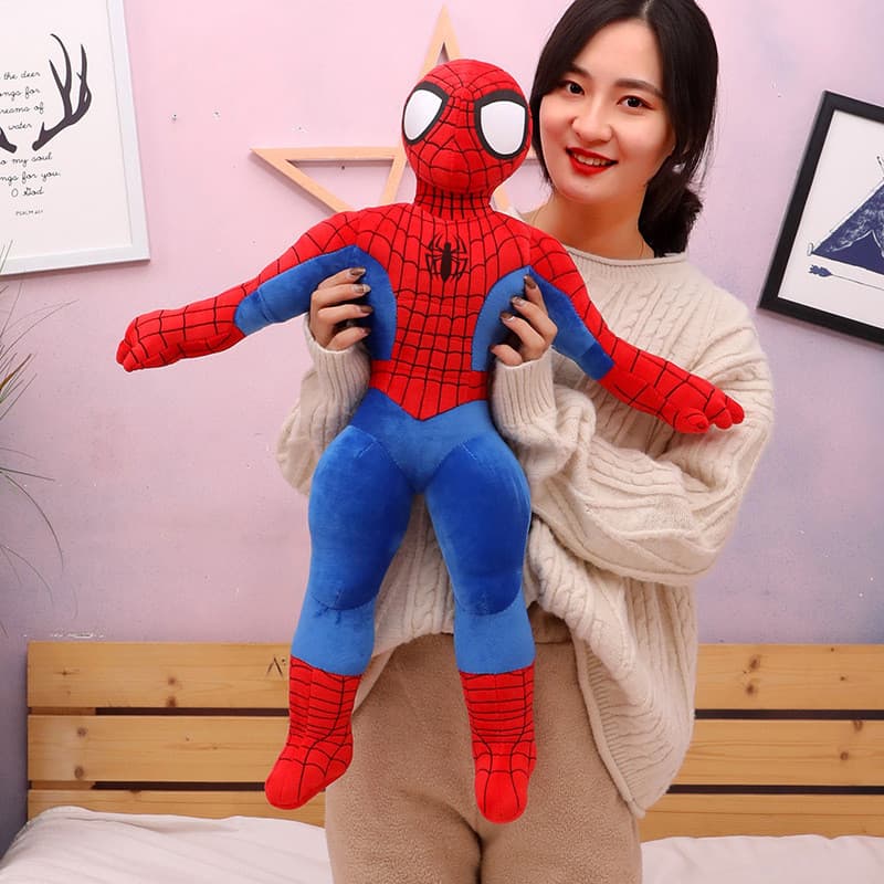 Brinquedo De Pelúcia Superman Homem Aranha Boneca Travesseiro Carro Menino Dia Das Crianças Presente Aniversário