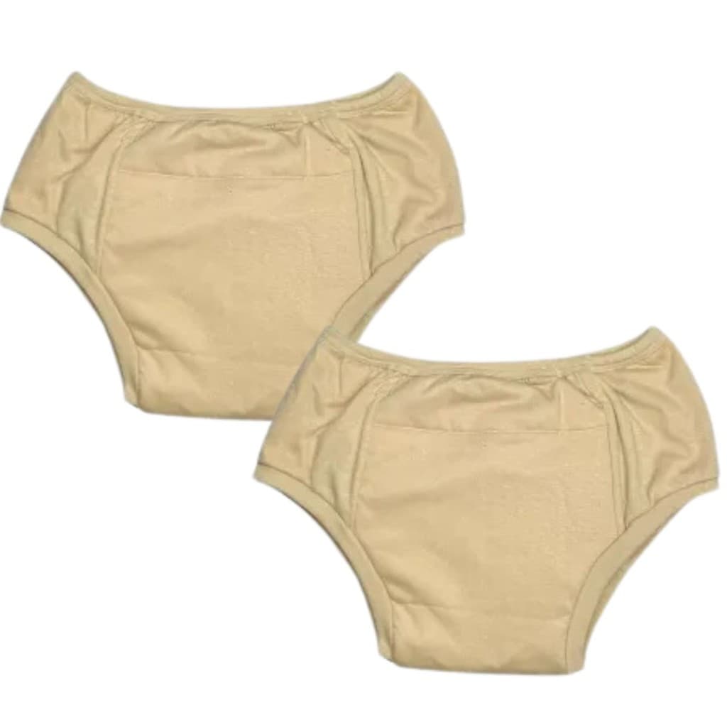 Roupa Íntima Geriátrica Algodão Segura Escapes Urina Unisex 2un BG