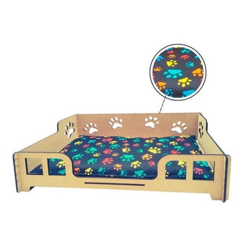 Cama Caminha Casa Pet Cachorro Gato + Almofada E Imgroppo Kimg003