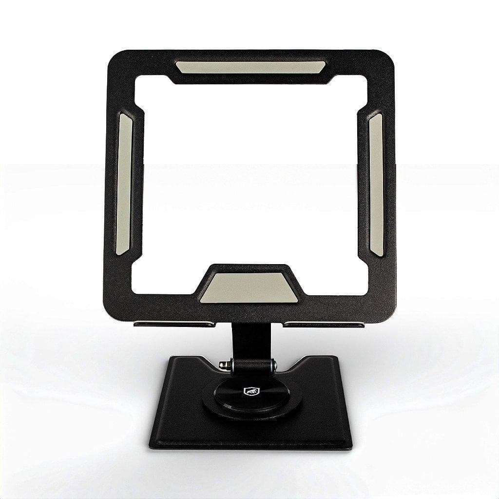 Gshield Suporte de Mesa Metálico Discovery Ajustável e Dobrável com Rotação 360º compatível com Tablet e iPad