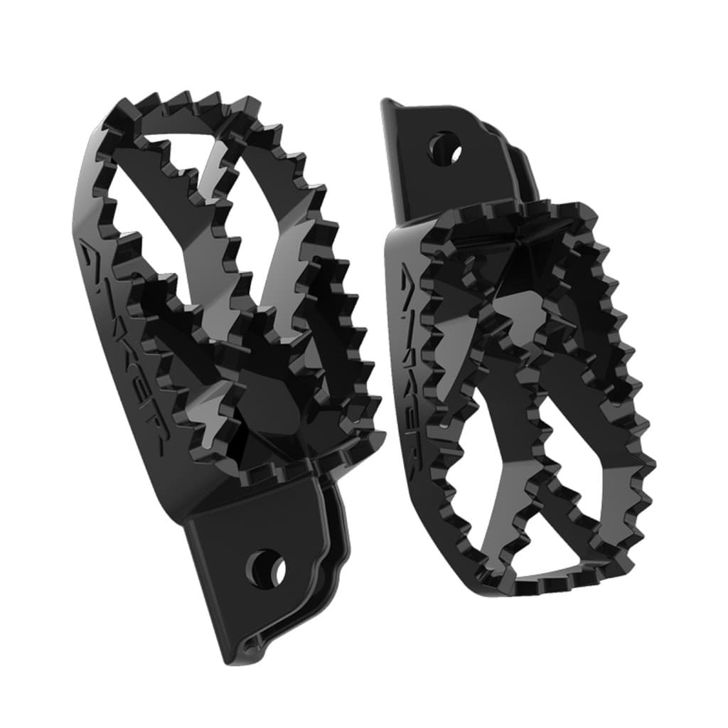* PEDALEIRA PRETA PEDAL TRAVANTE FIXA BMW F650 F700 F750 F800 F850 R1200 R1250 R1300 GS