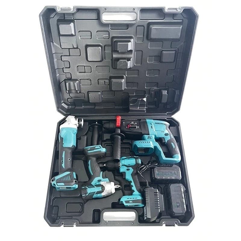 Combo C/Parafusadeira Furadeira tira pneu Martelete Esmerilhadeira Bateria Brusheless 48V  - Bingo