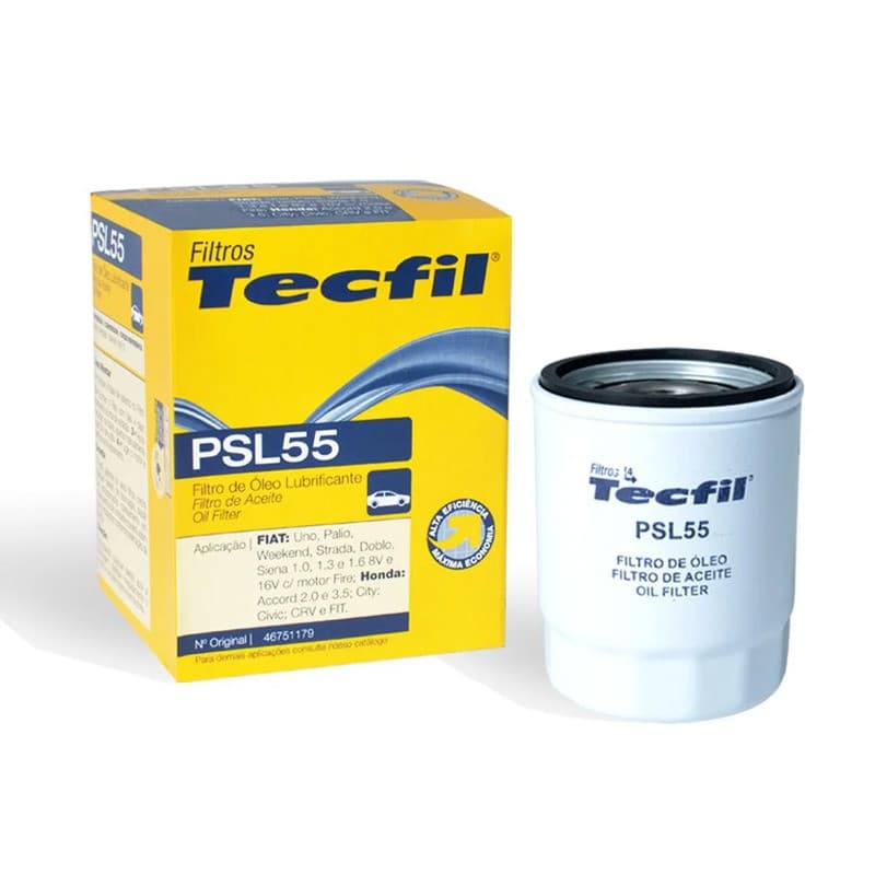 FILTRO DE OLEO LINHA FIAT TODOS MOTOR FIRE PSL55TM5 TECFIL