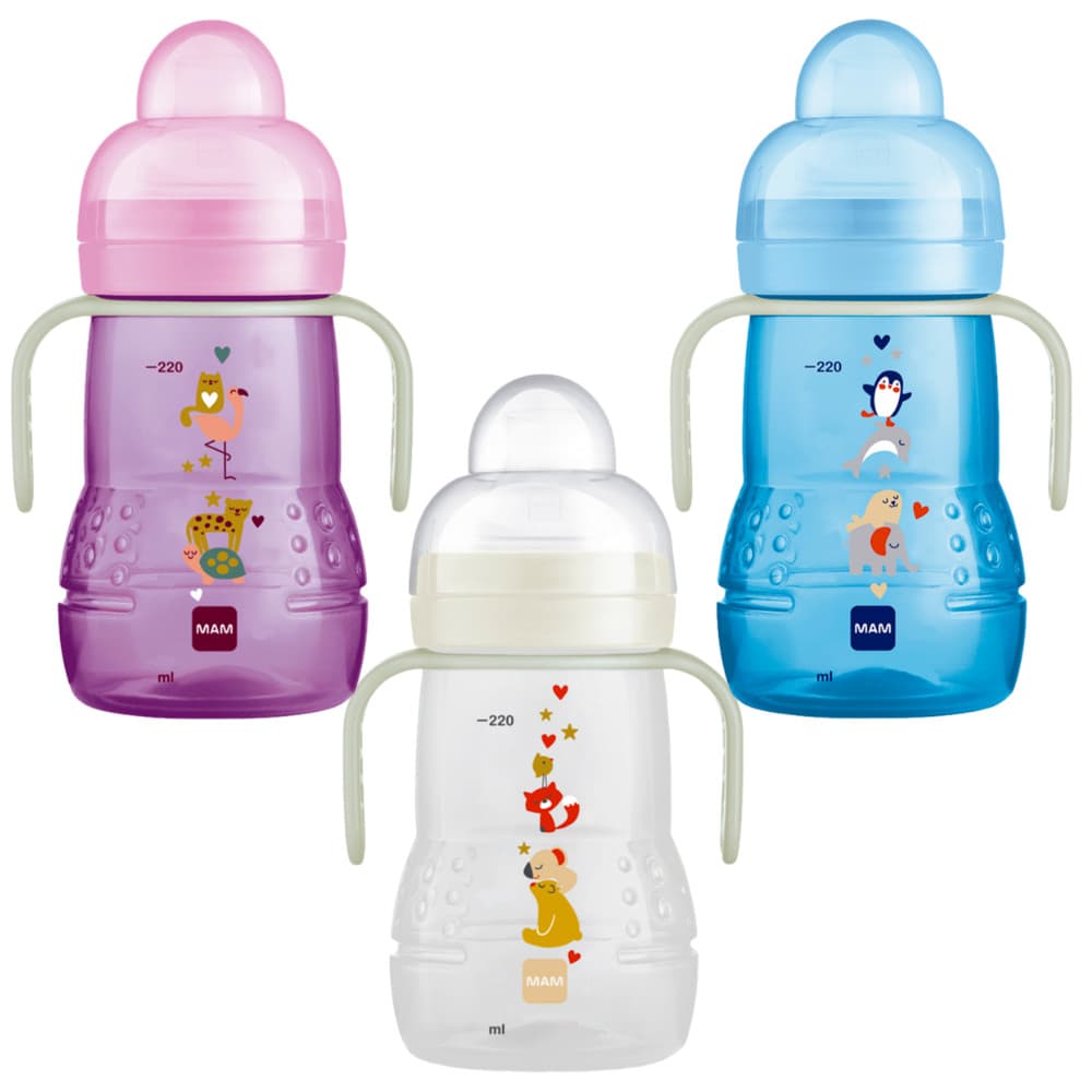 COPO DE TREINAMENTO MAM TRAINER NIGHT ANTIVAZAMENTO 220ML