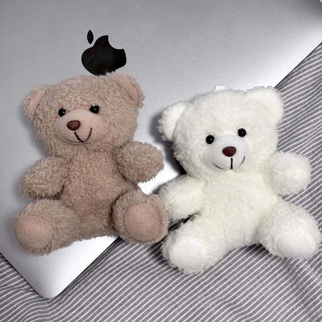 Bonito bonito urso boneca brinquedo de pelúcia saco chave pingente casal presente tenda acessórios boneca atacado