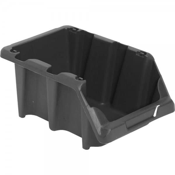 Gaveteiro plástico nº 5 12.0 cm x 15.0 cm x 26.0 cm modelo prático preto VONDER