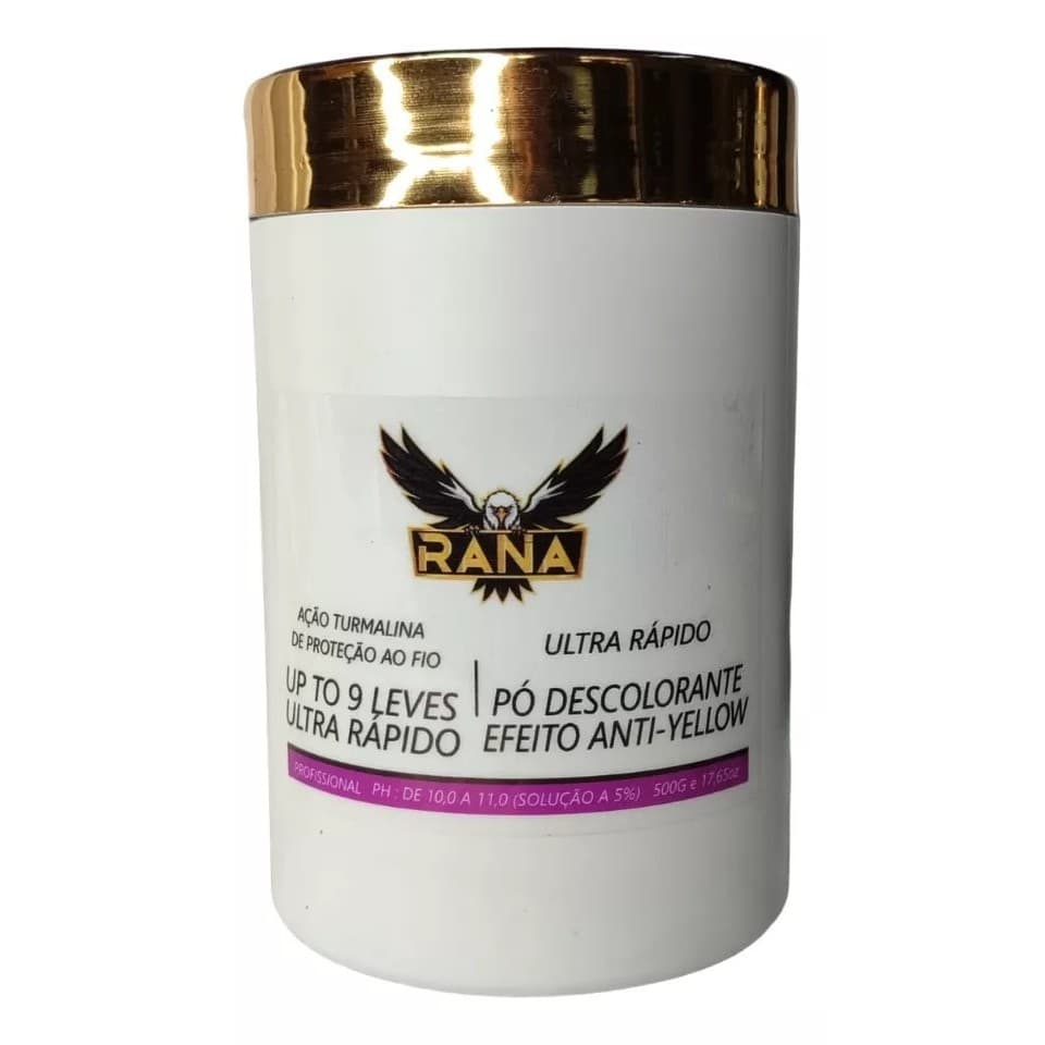 PÓ DESCOLORANTE 500G RANA ABRE 9 TONS OX40