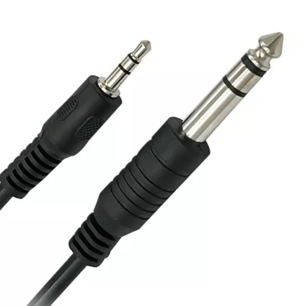 Cabo P2 P10 Estereo Profissional 1,5 3 e 5 Metros Premium