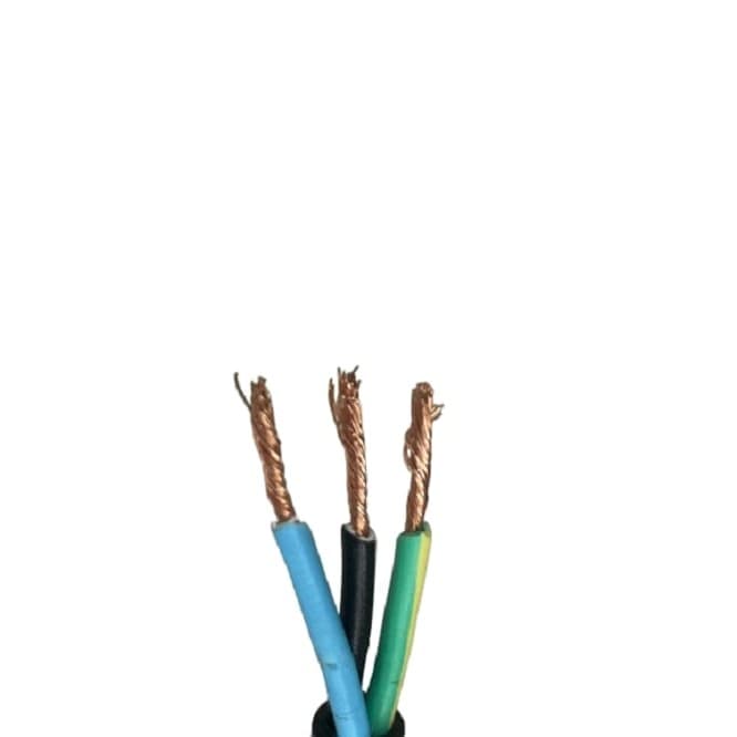 Kit 5 metros cabo pp 3x1,00mm preto