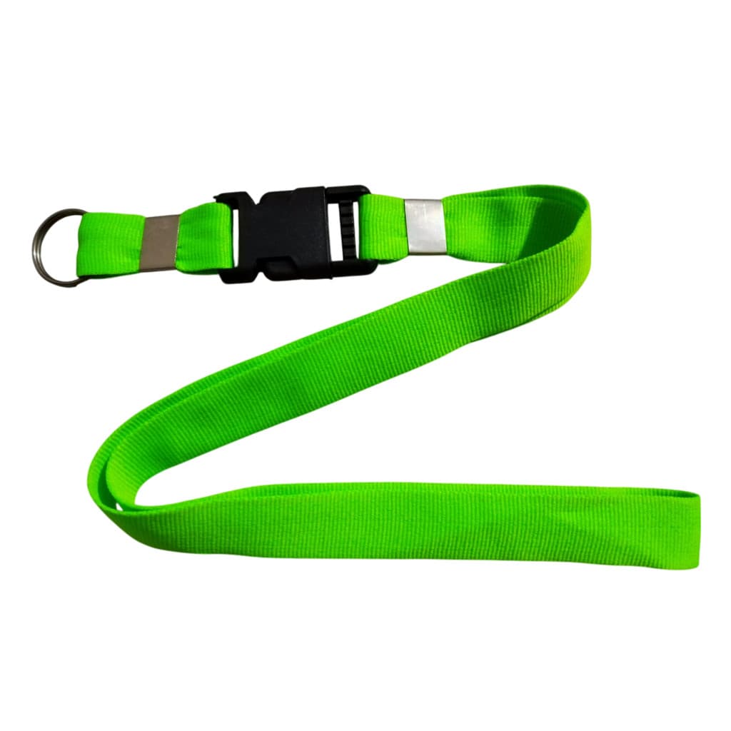 Kit 2 Cordão de Pescoço Chave de Moto Verde Limão Para Chave Chaveiro e Crachá Eventos Engate Saque Rápido Motoboy
