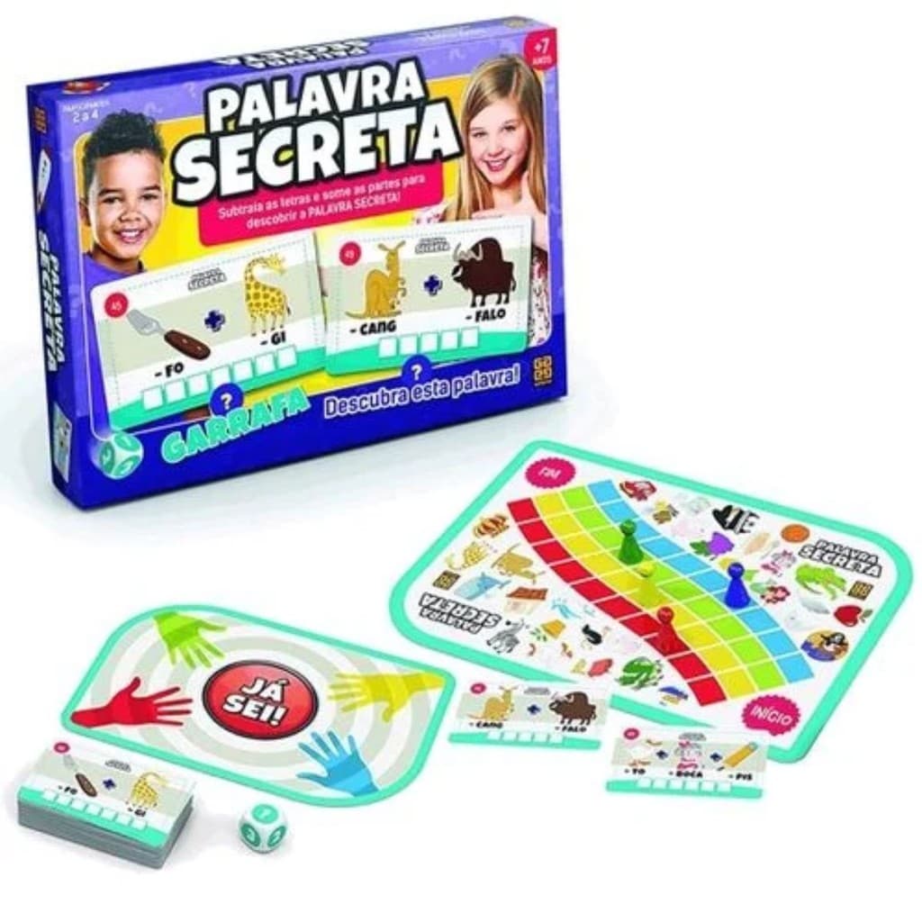Jogo Pedagógico Palavra Secreta Grow