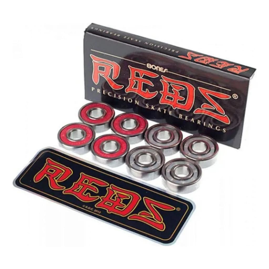 Rolamento compatível Skate Patins Longbords patintes  Red Bones Reds