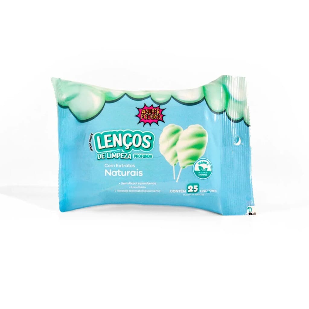 Lenço Demaquilante  Algodão Doce