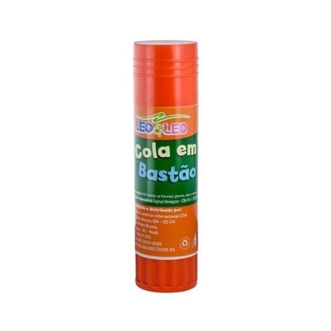 Cola branca em bastão 21g Leo&Leo Escola 1 Unidade