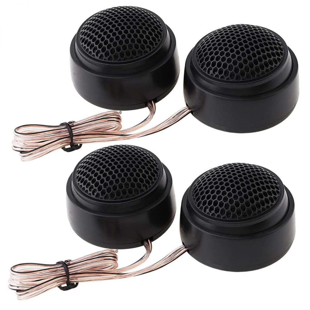 2 Pces/4 Universal 1000W De Alta Eficiência Mini Cúpula Tweeter Alto-Falantes Preto Tweeters Frequência Para Sistema Áud