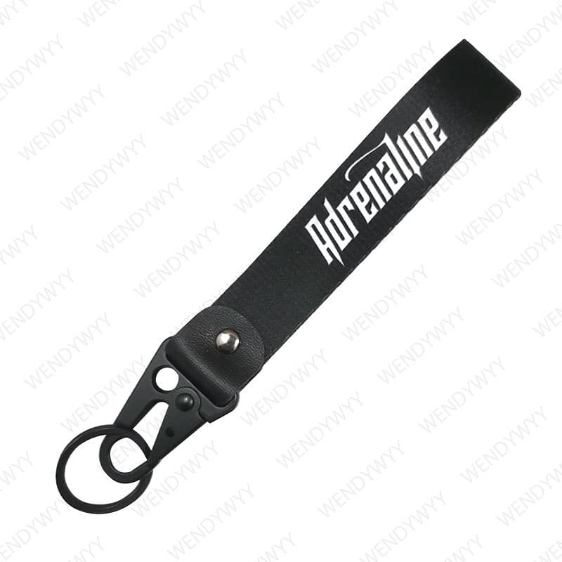 Durável Personalizar Chaveiro De Cabo De Motocicleta Ou DIY Motocross Webbing Crachá Para Todos Os Tipos De Moto