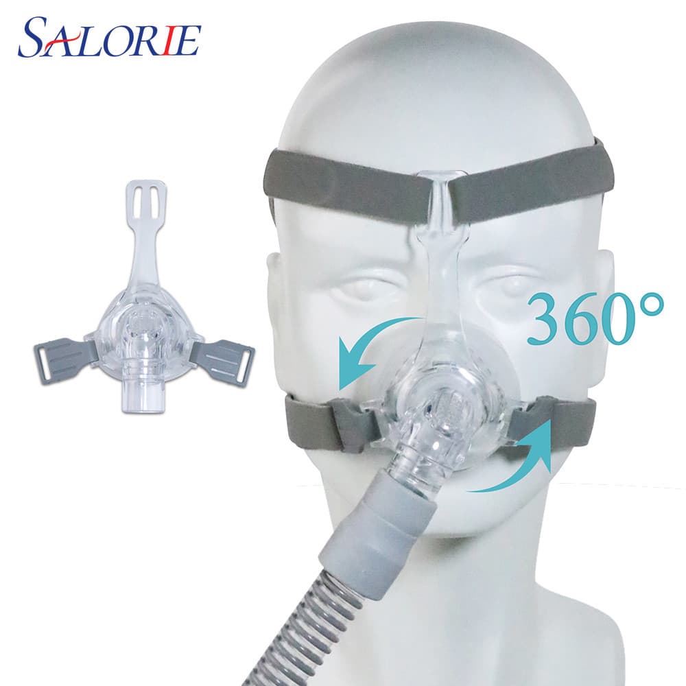 Máscara Nasal Salorie Com Arnês Para CPAP Apnéia Do Sono Em Casa Rolha Anti Ronco