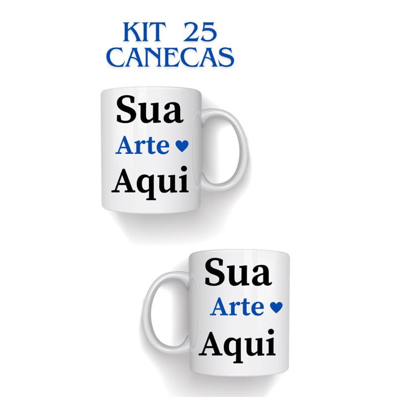 25 CANECA DE PORCELANA PERSONALIZADA PARA SEU EVENTO