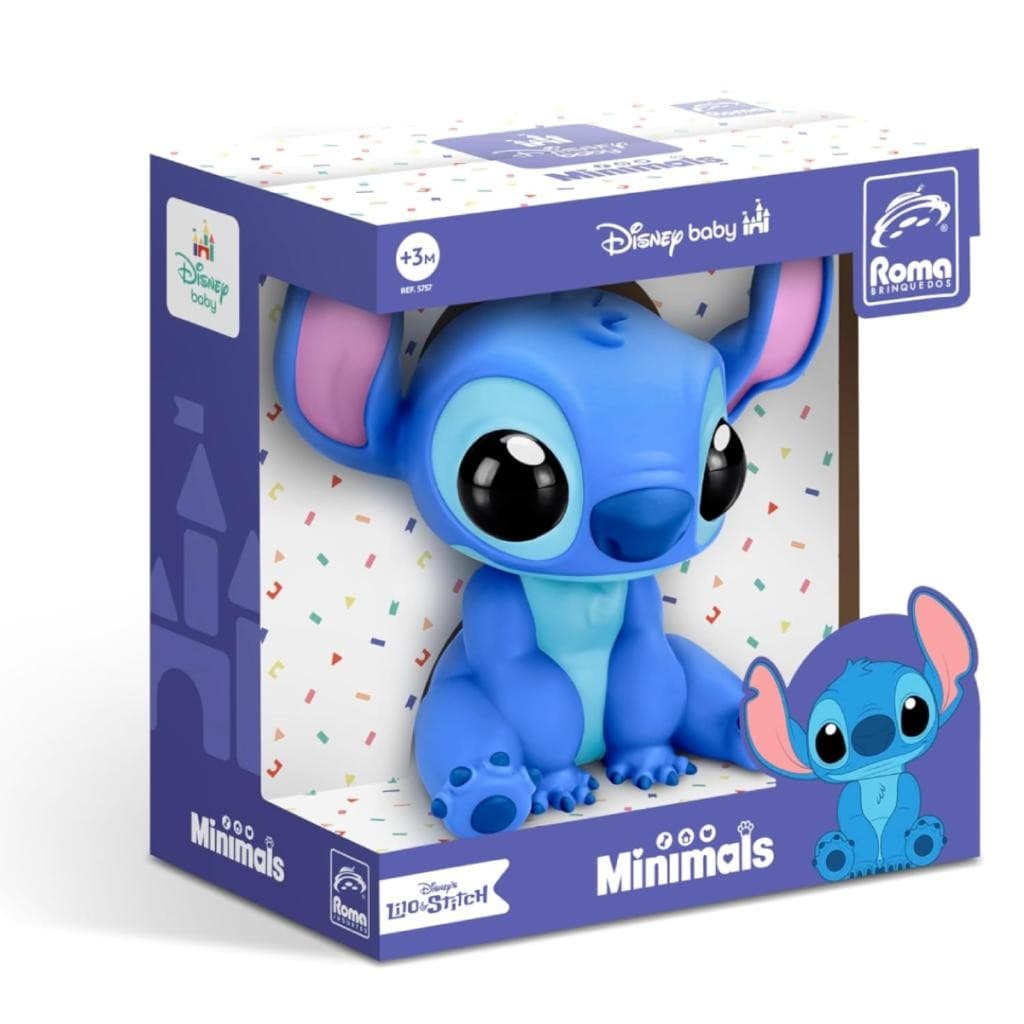 Boneco Vinil Minimals Stitch - Roma