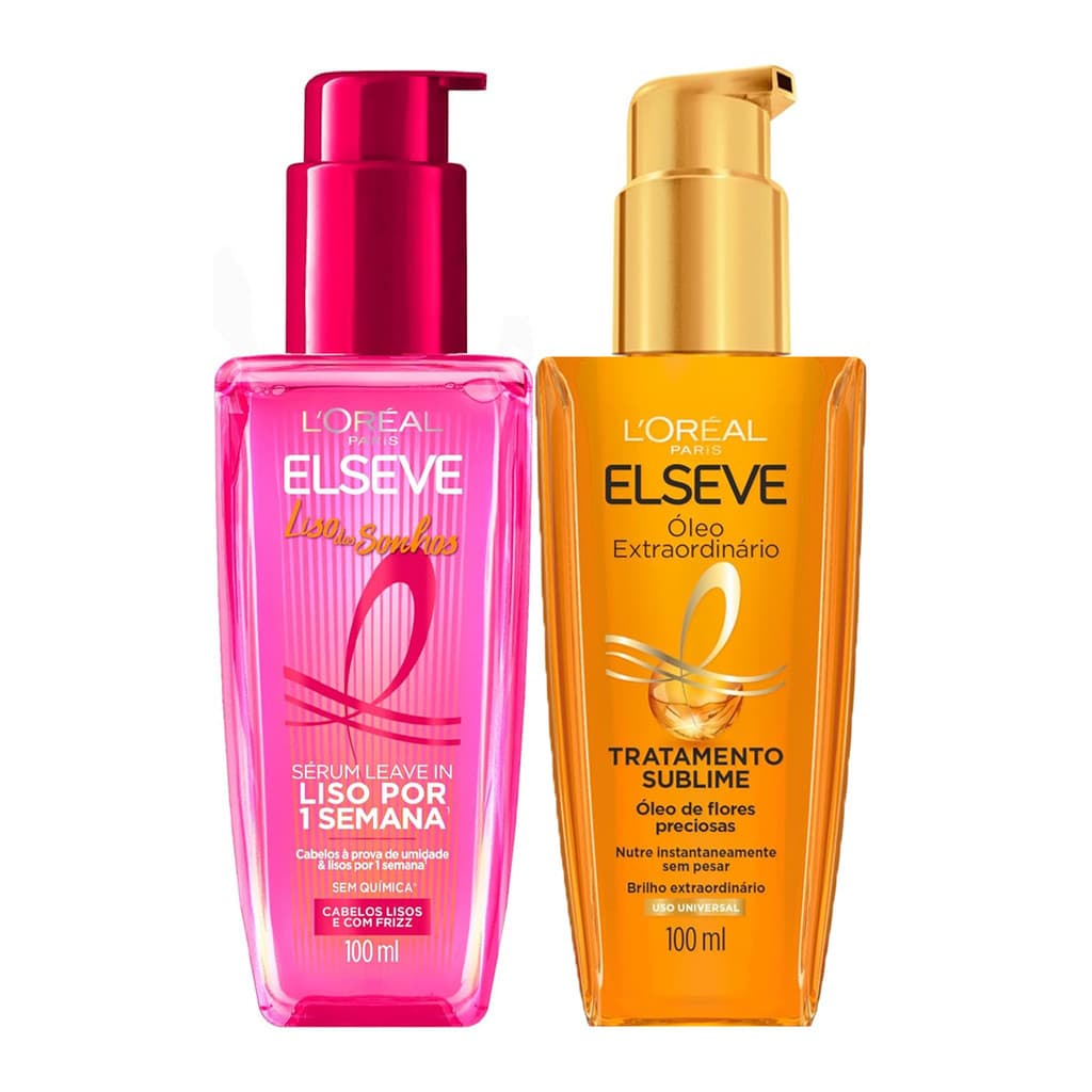 SÉRUM LISO DOS SONHOS + ÓLEO EXTRAORDINÁRIO ELSEVE