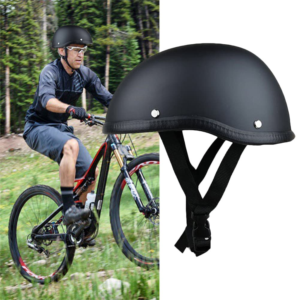 TMA ~ Capacete De Segurança Retrô Para Motocicleta Com Protetor De Camada De Buffer