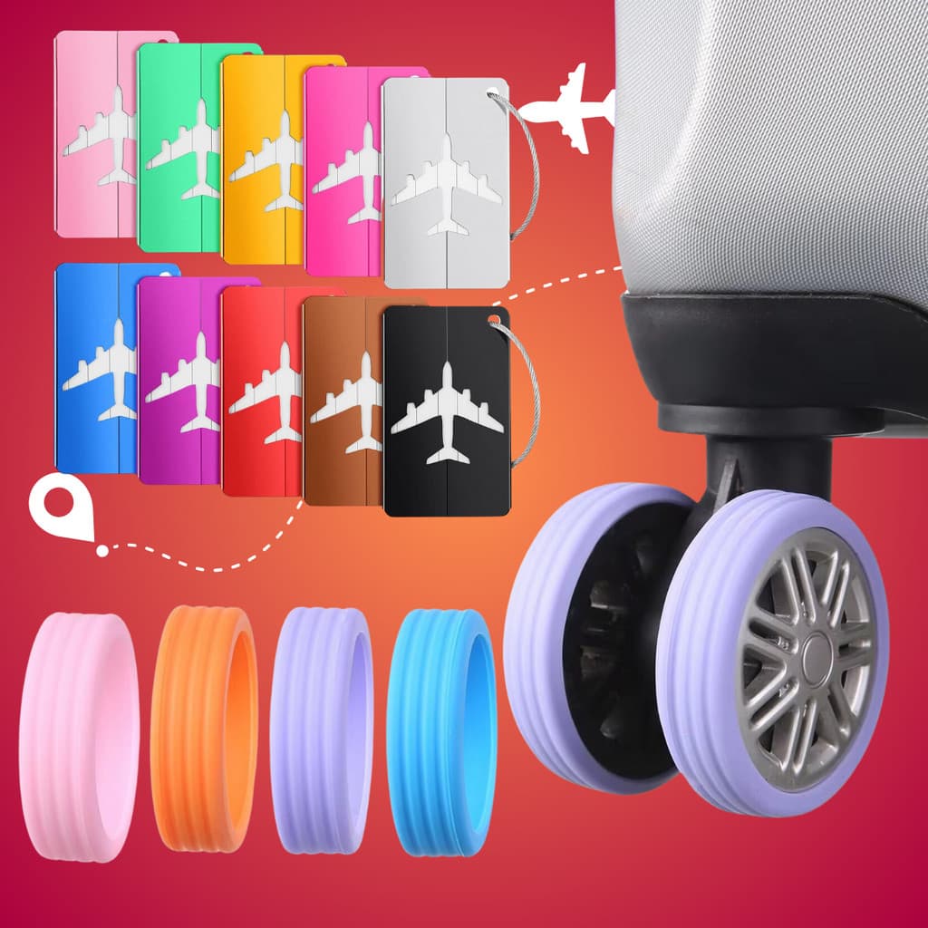 Kit Tag De Mala Acessórios De Viagem Organizador Necessaire - Escolha Seu Kit
